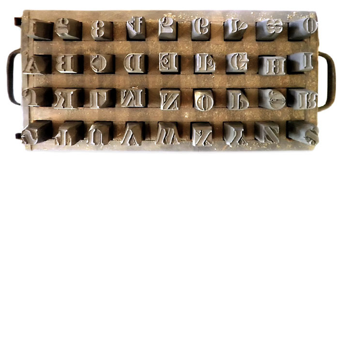 USA, Manual Steel Stencil Punches, ca.1880